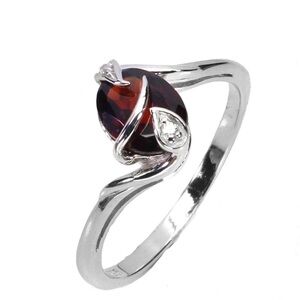 Set!  Stunning 925 Sterling Silver Earrings & Ring Oval Mozambique Garnet. Sz 8
